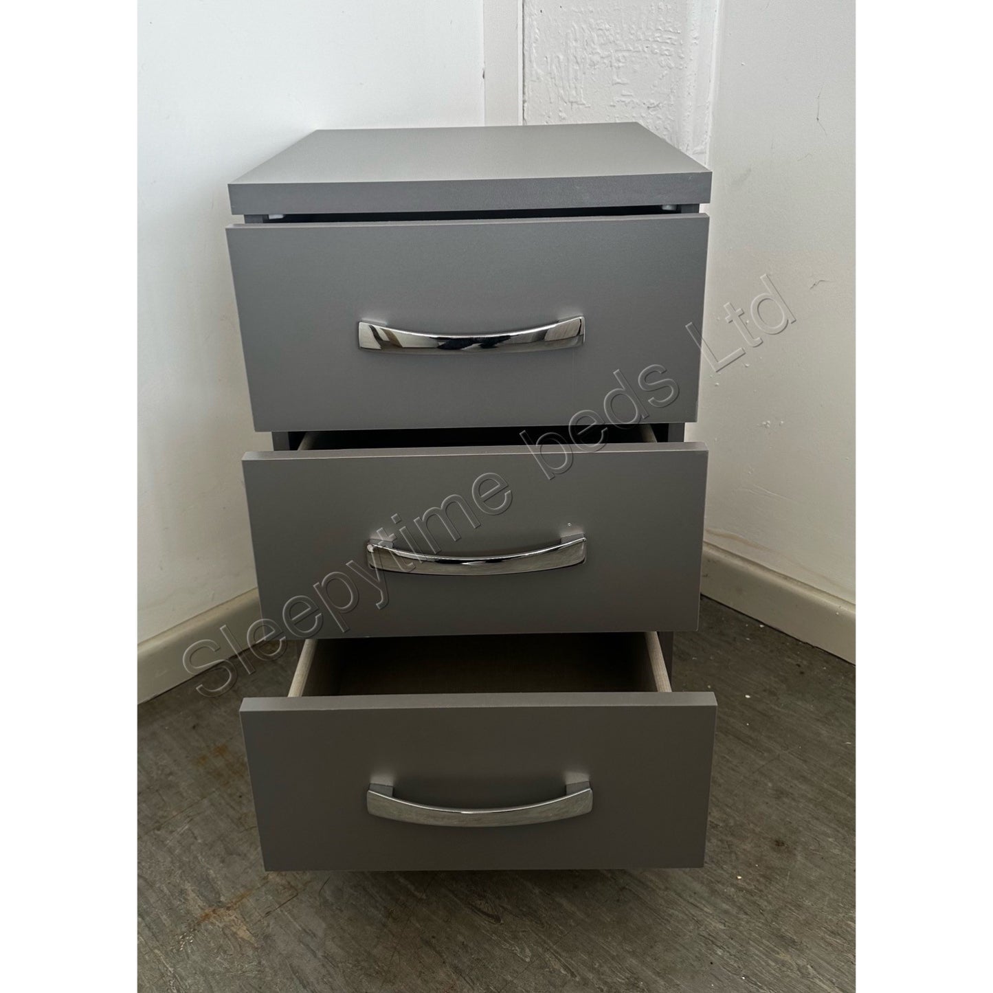 The Nova Range - 3 Drawer bedside