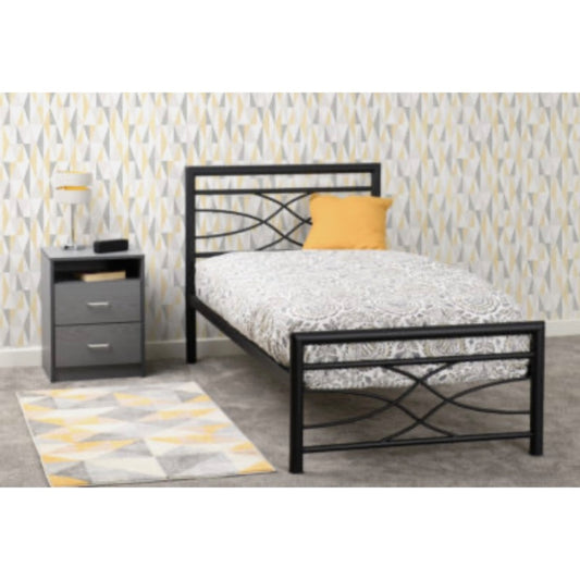 Kelia Black Bed Frame