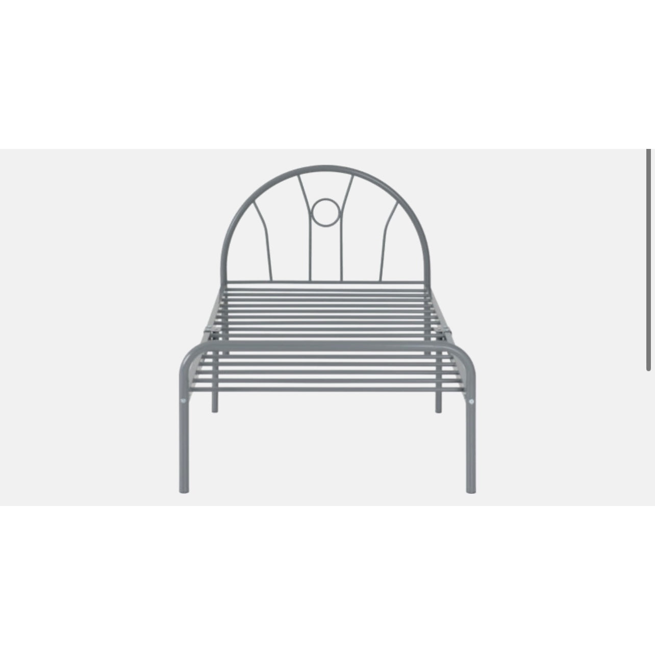 3' Silver Nove Bed Frame