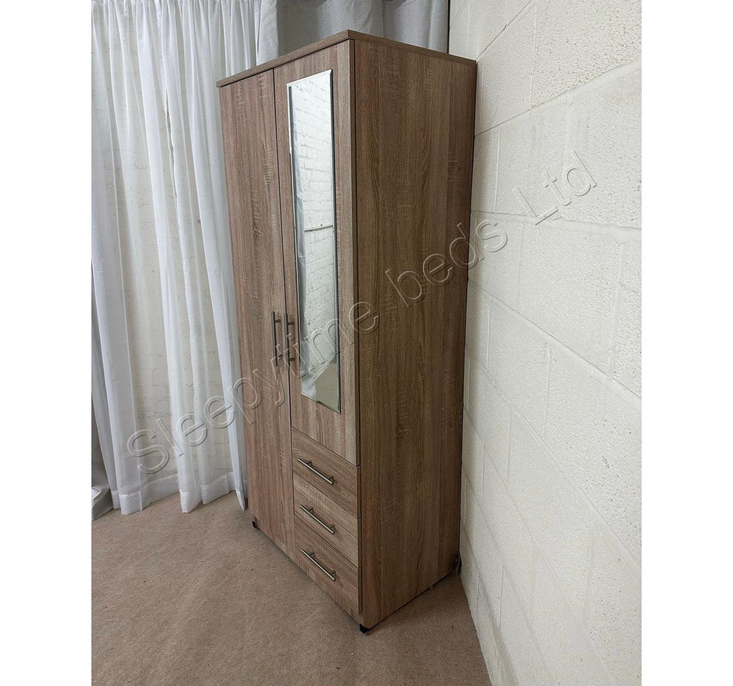 Combination Robe With Mirror