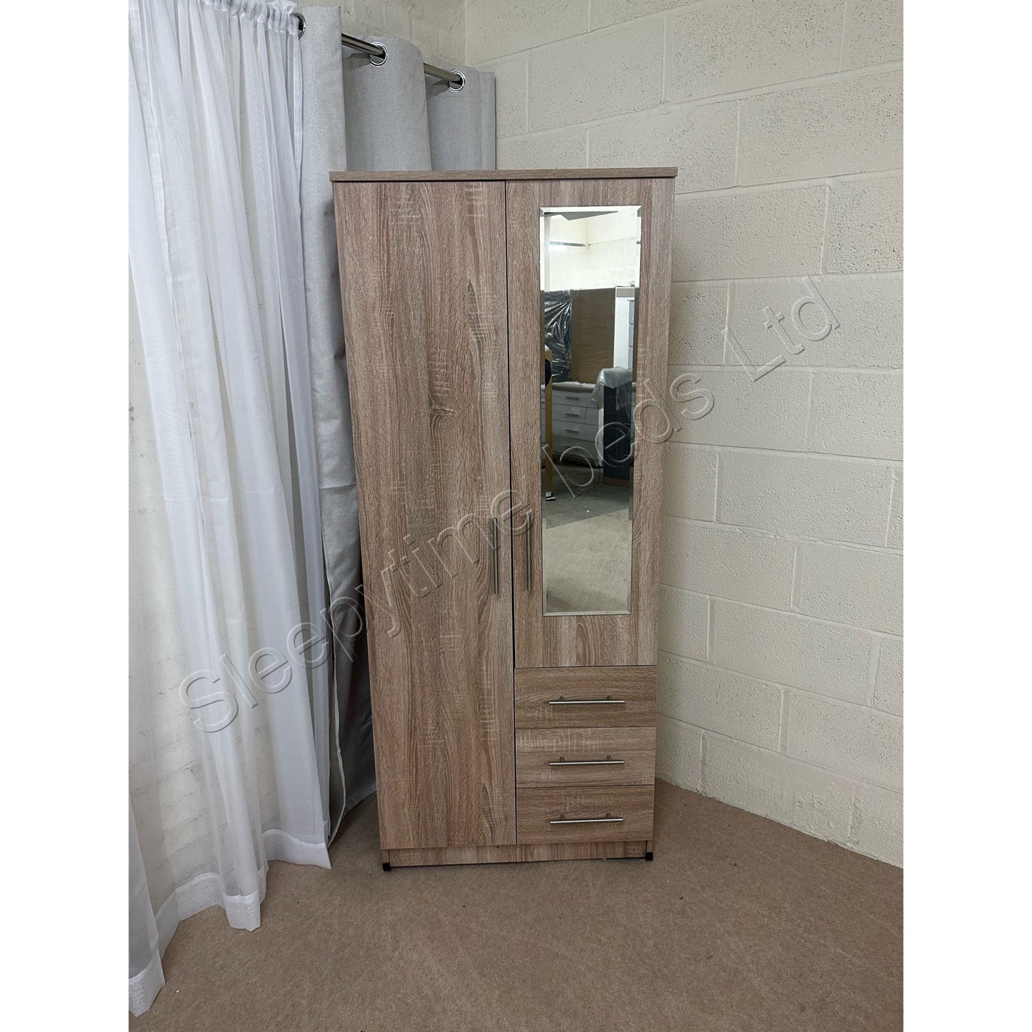 Combination Robe With Mirror